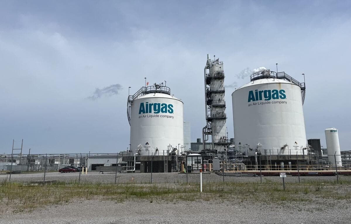 Airgas industrial gas facility electrical work