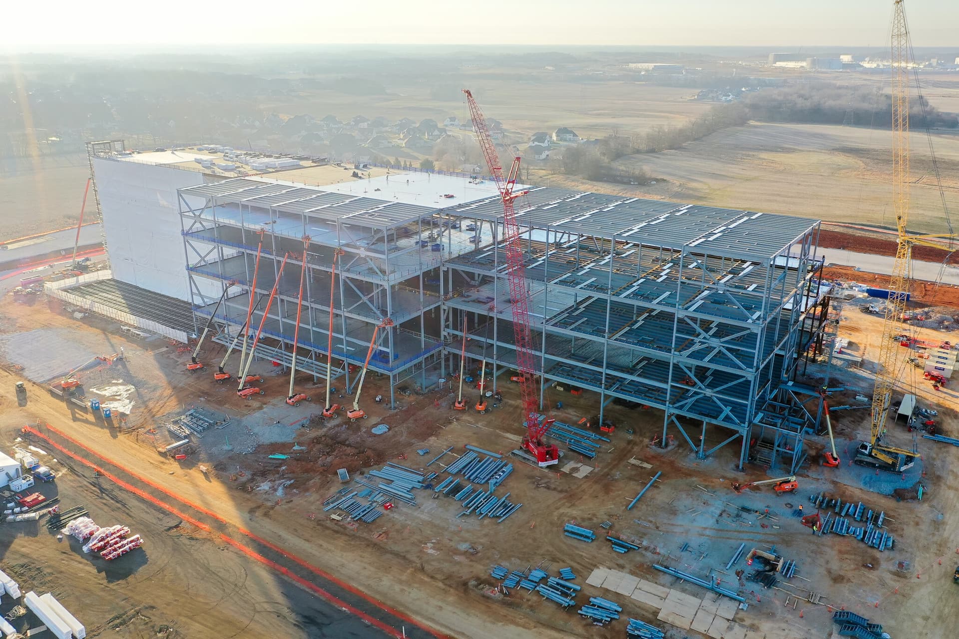 LG Chem fire alarm system installation by Knight Electric